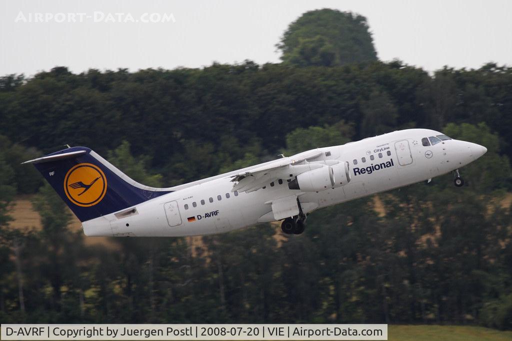 D-AVRF, 1995 British Aerospace Avro 146-RJ85 C/N E.2269, Avro RJ85
