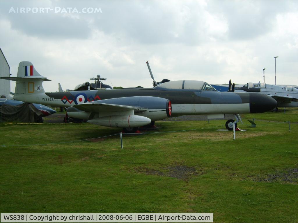 WS838, 1954 Gloster Meteor NF.14 C/N Not found WS838, RAF Gloster Meteor NF14