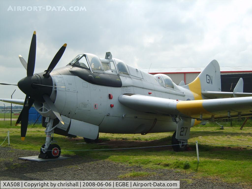 XA508, 1955 Fairey Gannet T.2 C/N F9327, Royal Navy Fairey Gannet T2 (cn F.9327)