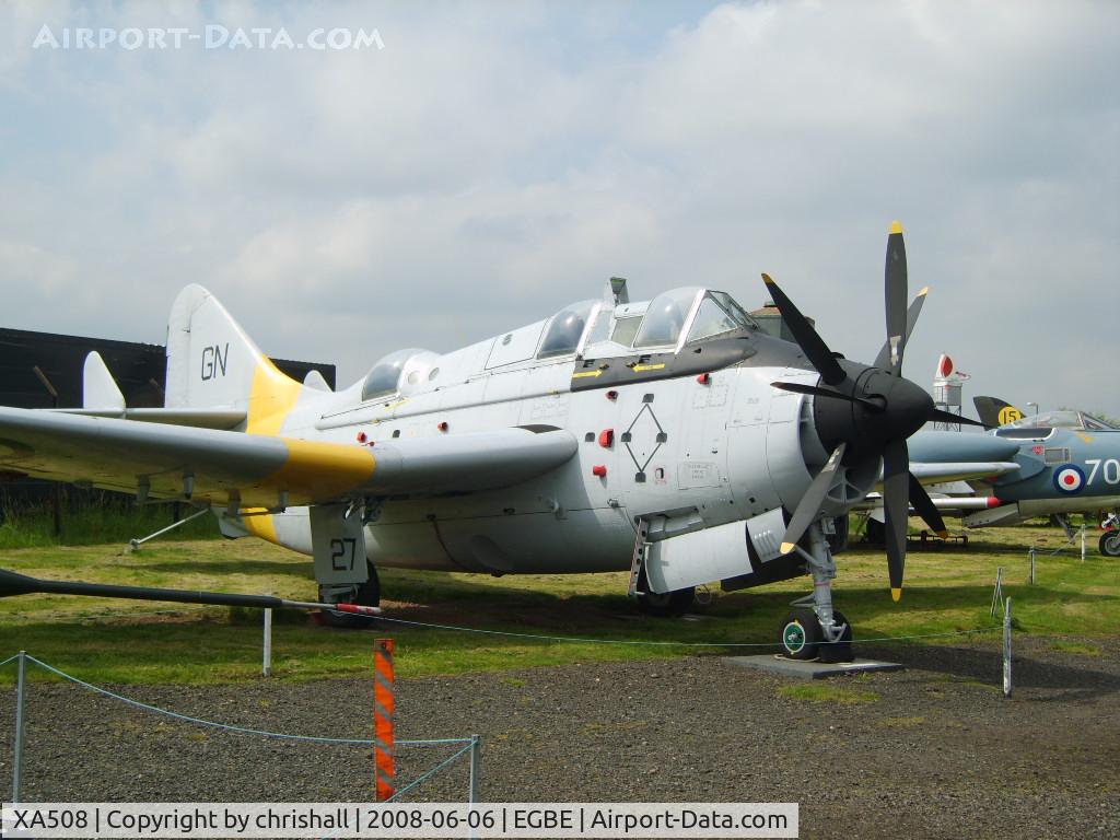 XA508, 1955 Fairey Gannet T.2 C/N F9327, Royal Navy Fairey Gannet T2 (cn F.9327)