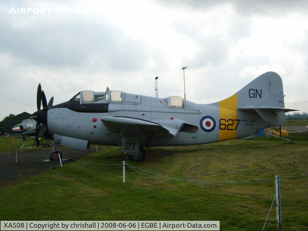 XA508, 1955 Fairey Gannet T.2 C/N F9327, Royal Navy Fairey Gannet T2 (cn F.9327)