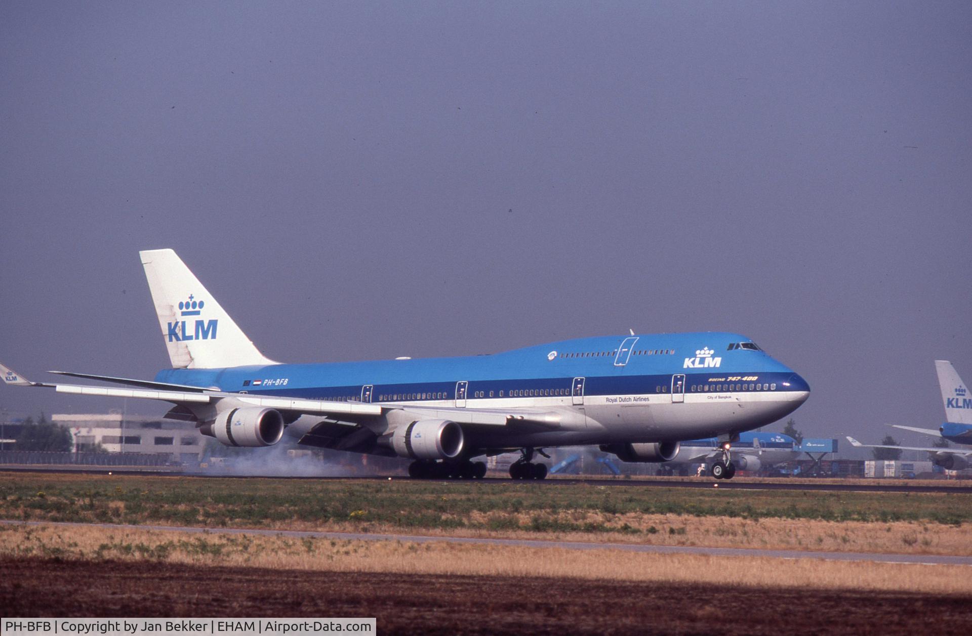 PH-BFB, 1989 Boeing 747-406 C/N 24000, Schiphol