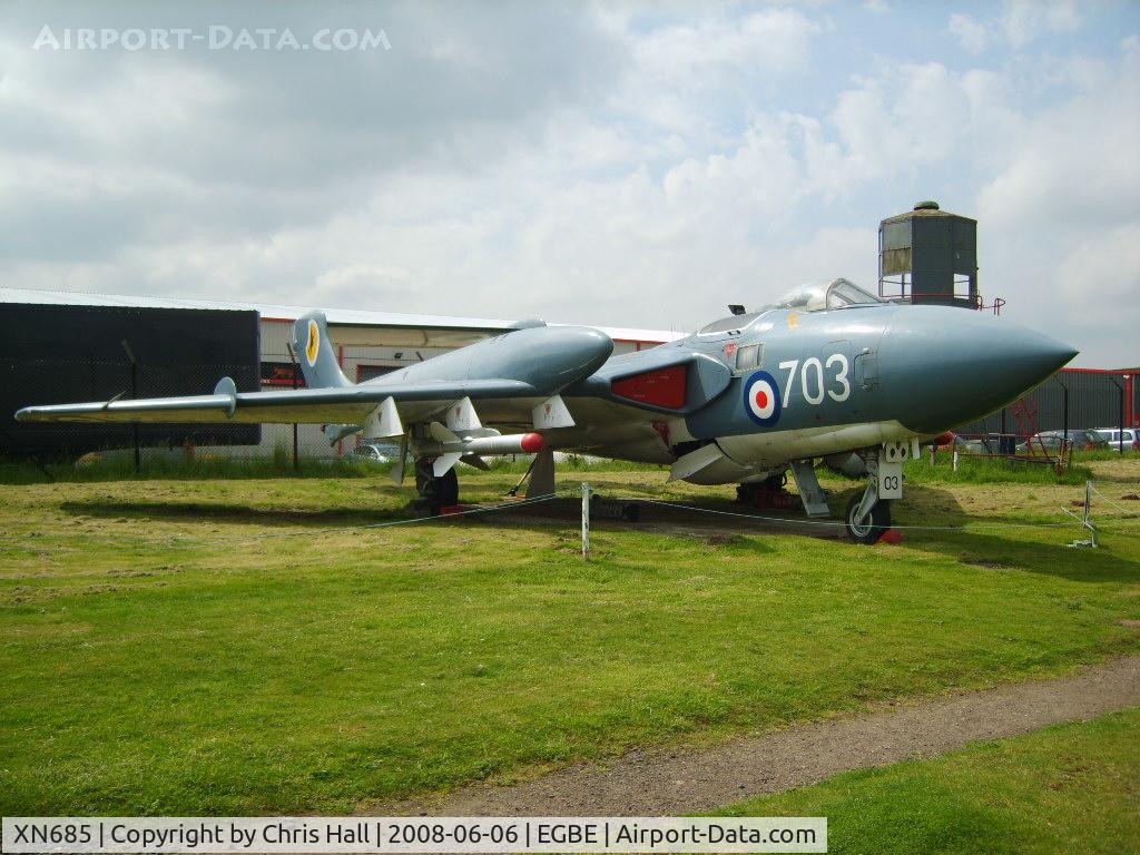 XN685, 1962 De Havilland DH-110 Sea Vixen FAW.2 C/N 10093, ex Royal Navy De Havilland DH-110 Sea Vixen FAW2 (cn 10093) Preserved at the Midland Air Museum
