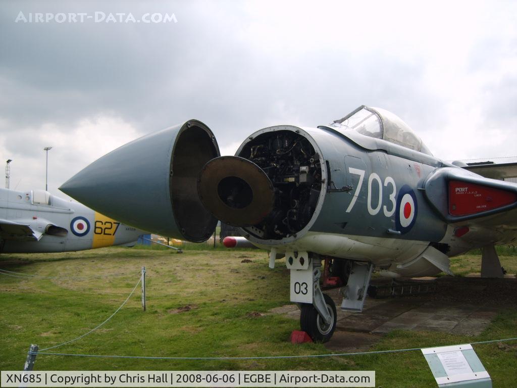 XN685, 1962 De Havilland DH-110 Sea Vixen FAW.2 C/N 10093, ex Royal Navy De Havilland DH-110 Sea Vixen FAW2 (cn 10093) Preserved at the Midland Air Museum