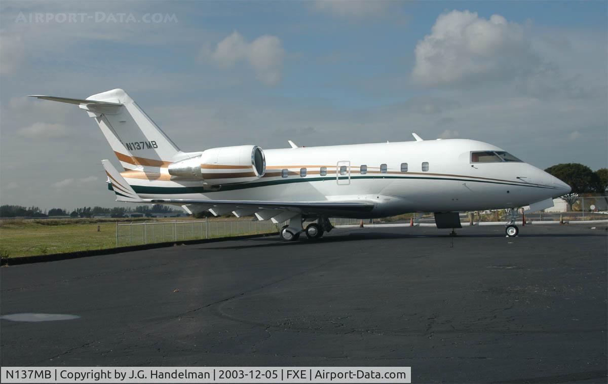 N137MB, 2007 Stumpf Paul S BOLLEA-54 C/N 2007-1-54, Challenger N137MB at Fort Lauderdale Executive Airport