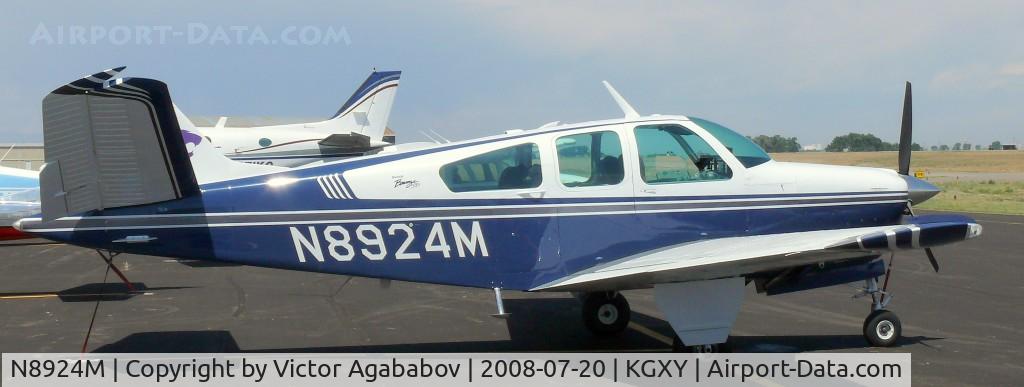 N8924M, 1964 Beech S35 Bonanza C/N D-7337, At Greeley