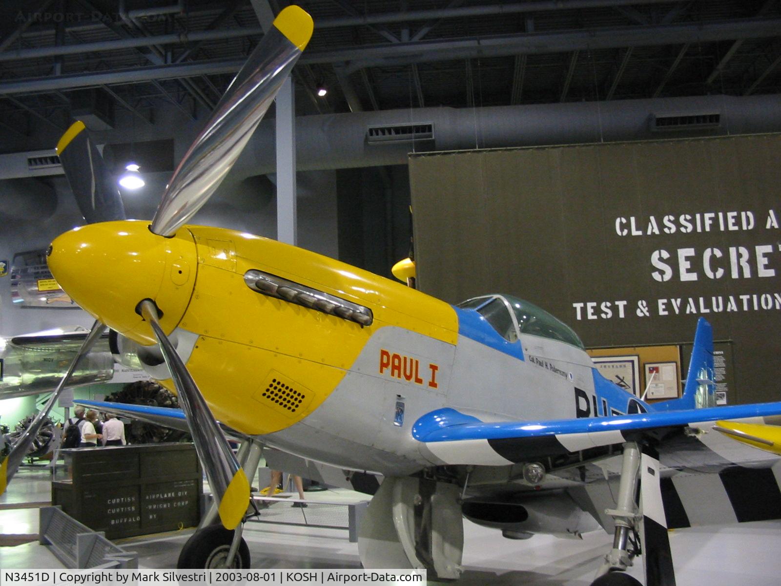 N3451D, 1944 North American F-51D Mustang C/N 122-41547, Oshkosh 2003