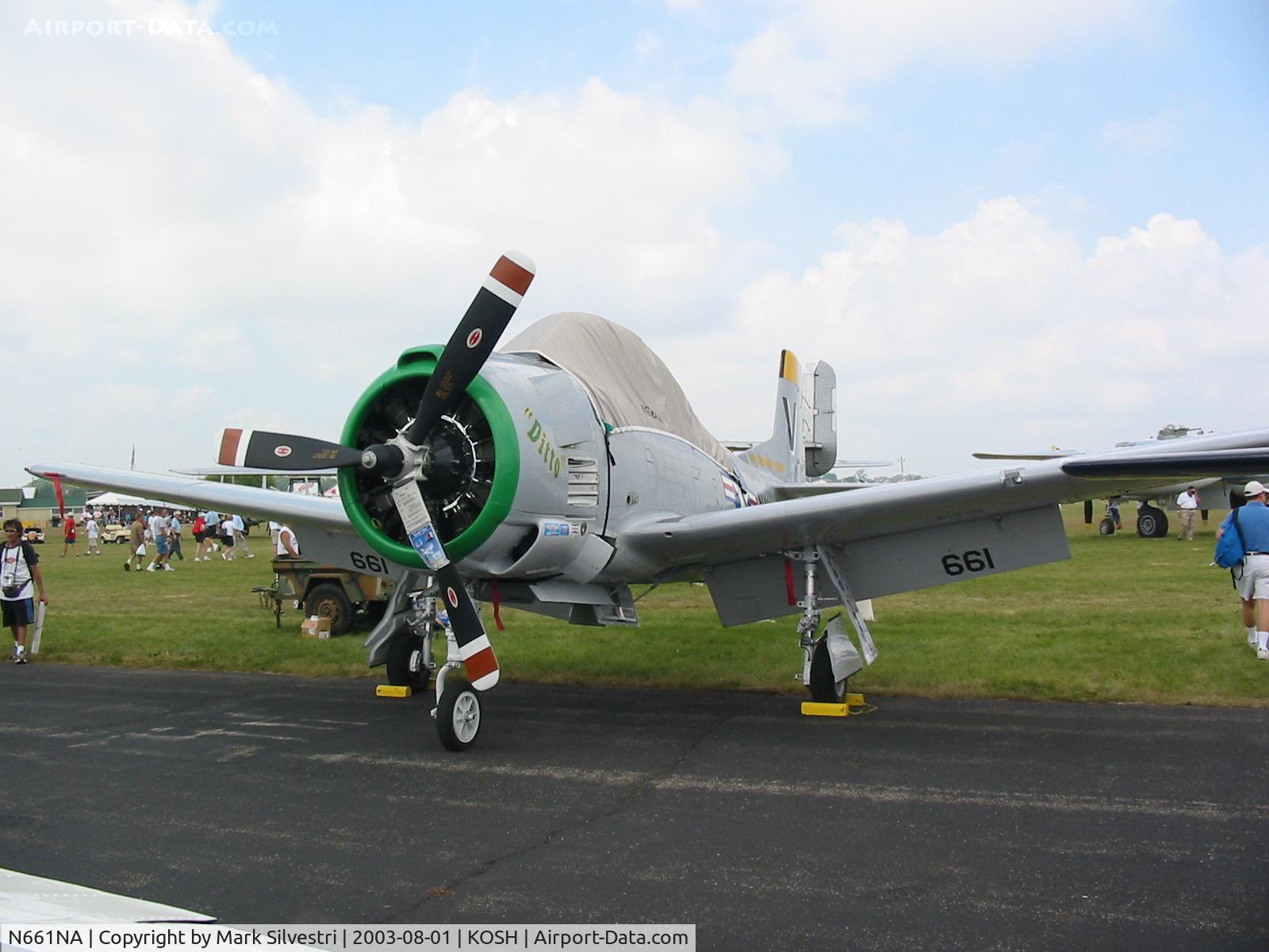 N661NA, 1957 North American T-28C Trojan Trojan C/N 226-238 (140661), Oshkosh 2003