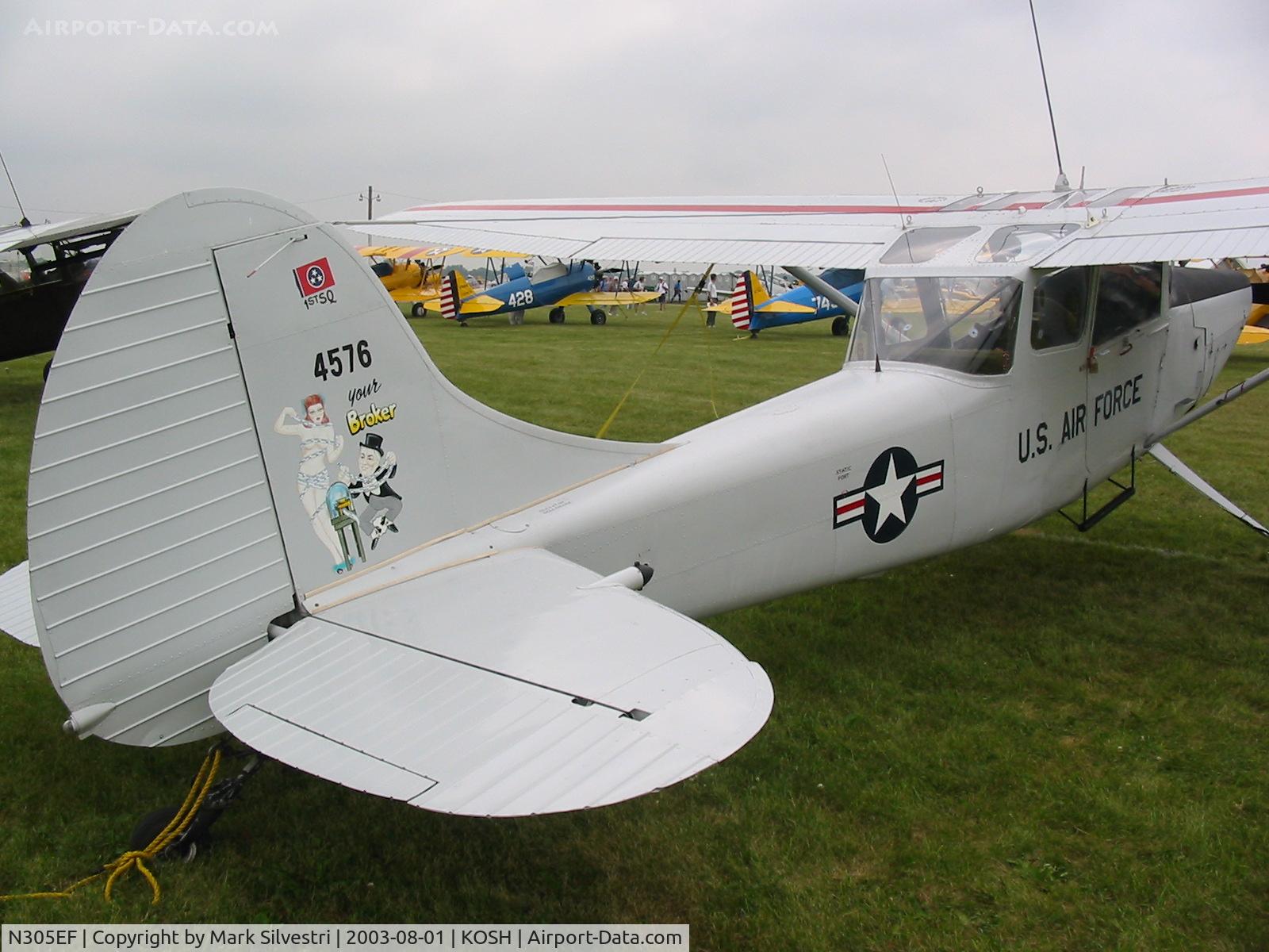 N305EF, Cessna L-19E Bird Dog C/N 24576, Oshkosh 2003