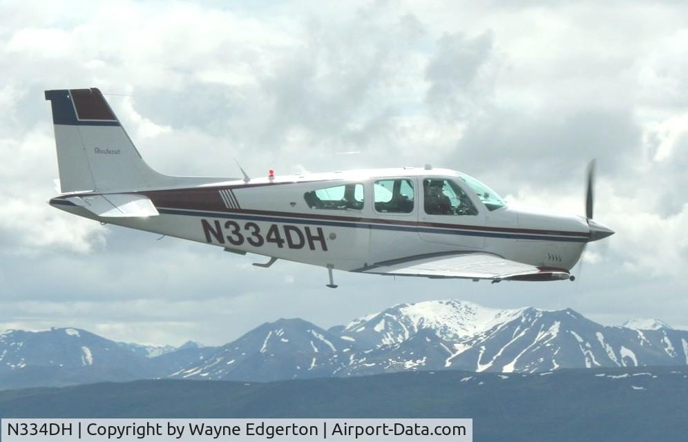 N334DH, 1975 Beech F33A Bonanza C/N CE-625, Tahneta Pass