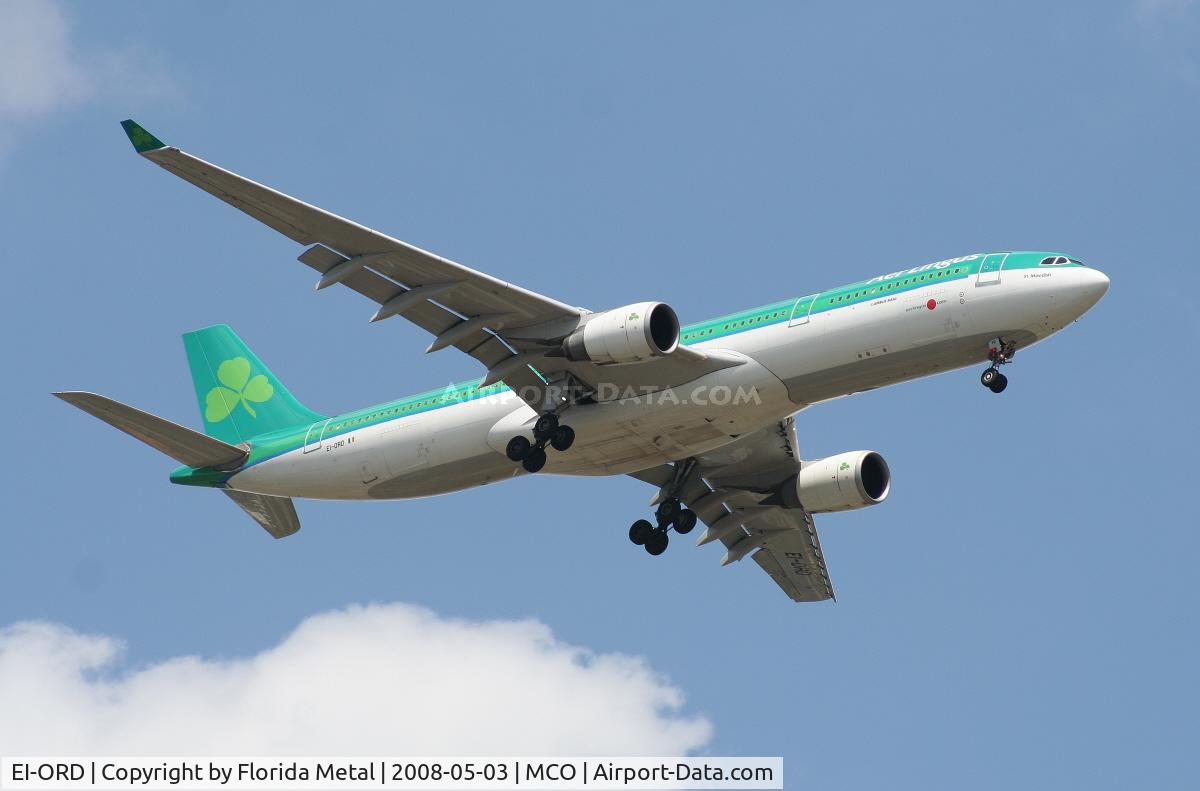 EI-ORD, Airbus A330-301 C/N 059, Aer Lingus A330-300 arriving from DUB