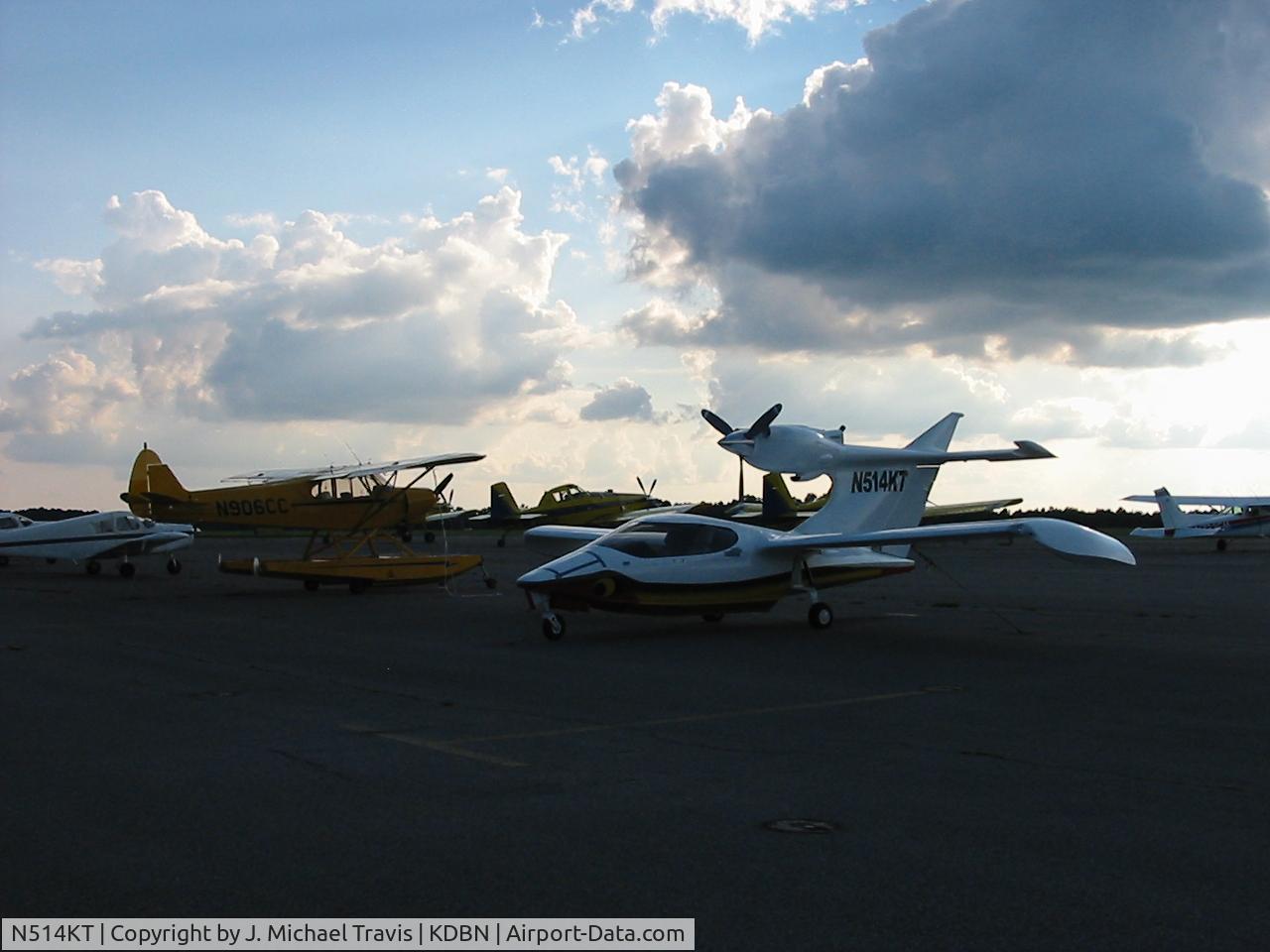 N514KT, 2002 Seawind 3000 C/N 60, Larry Sapp's Seawind waiting out a hurricane.