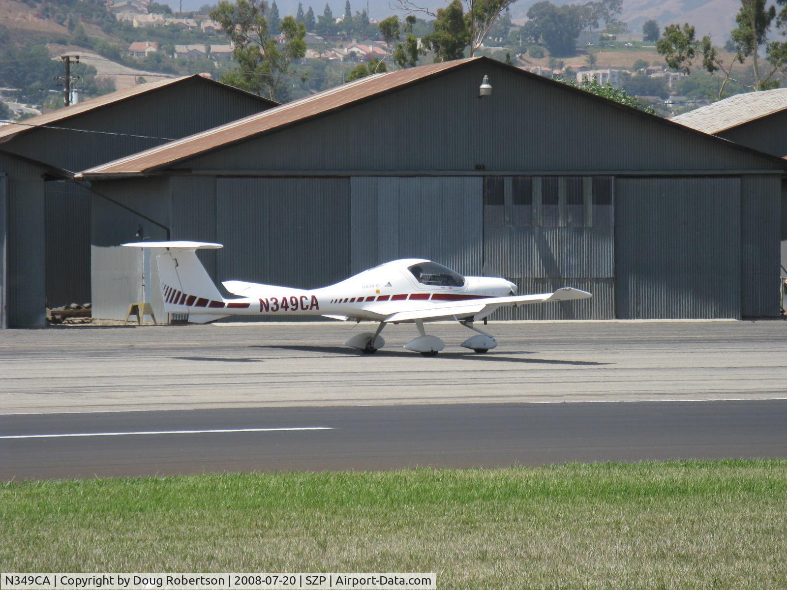 N349CA, 1999 Diamond DA-20C-1 Eclipse C/N C0049, 1999 Diamond Aircraft Ind. Inc. DA-20-C1 KATANA (Samurai sword), Continental IO-240B 125 Hp, taxi back