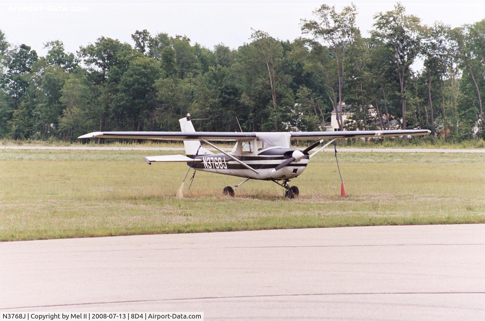 N3768J, 1966 Cessna 150G C/N 15065068, Parked @ Paul D. Miller-Spart (8D4)