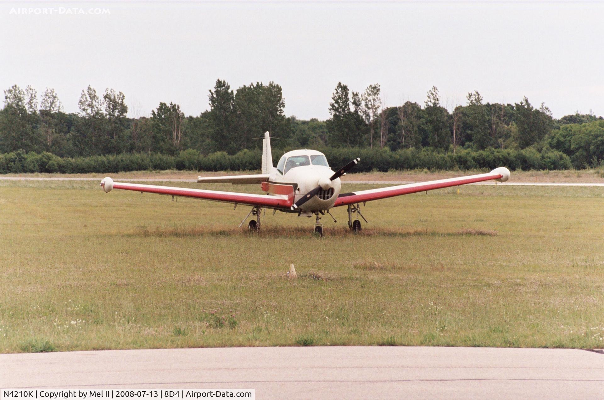 N4210K, 1948 Ryan Navion A C/N NAV-4-1210, Parked @ Paul C. Miller-Sparta (8D4)
