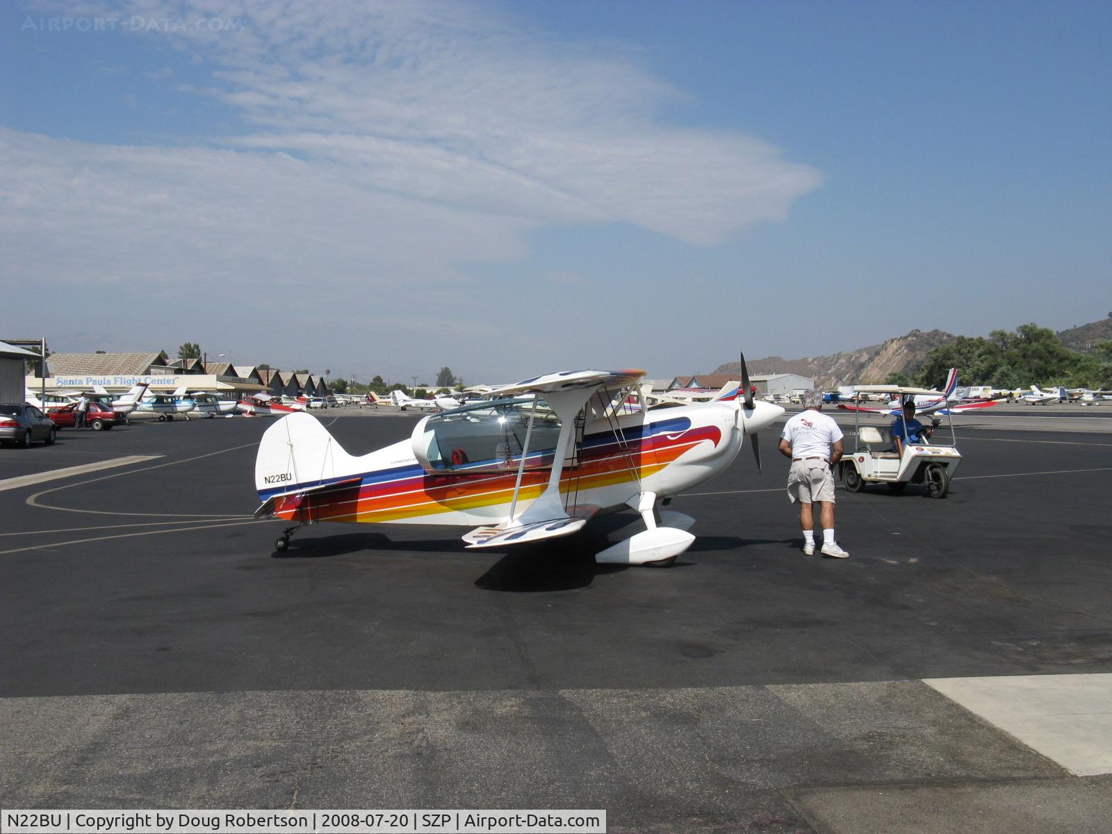 N22BU, 1987 Christen Eagle II C/N BRUNER 0001, 1987 Bruner/Ulmer CHRISTEN EAGLE II, Lycoming AEIO-360, refueling