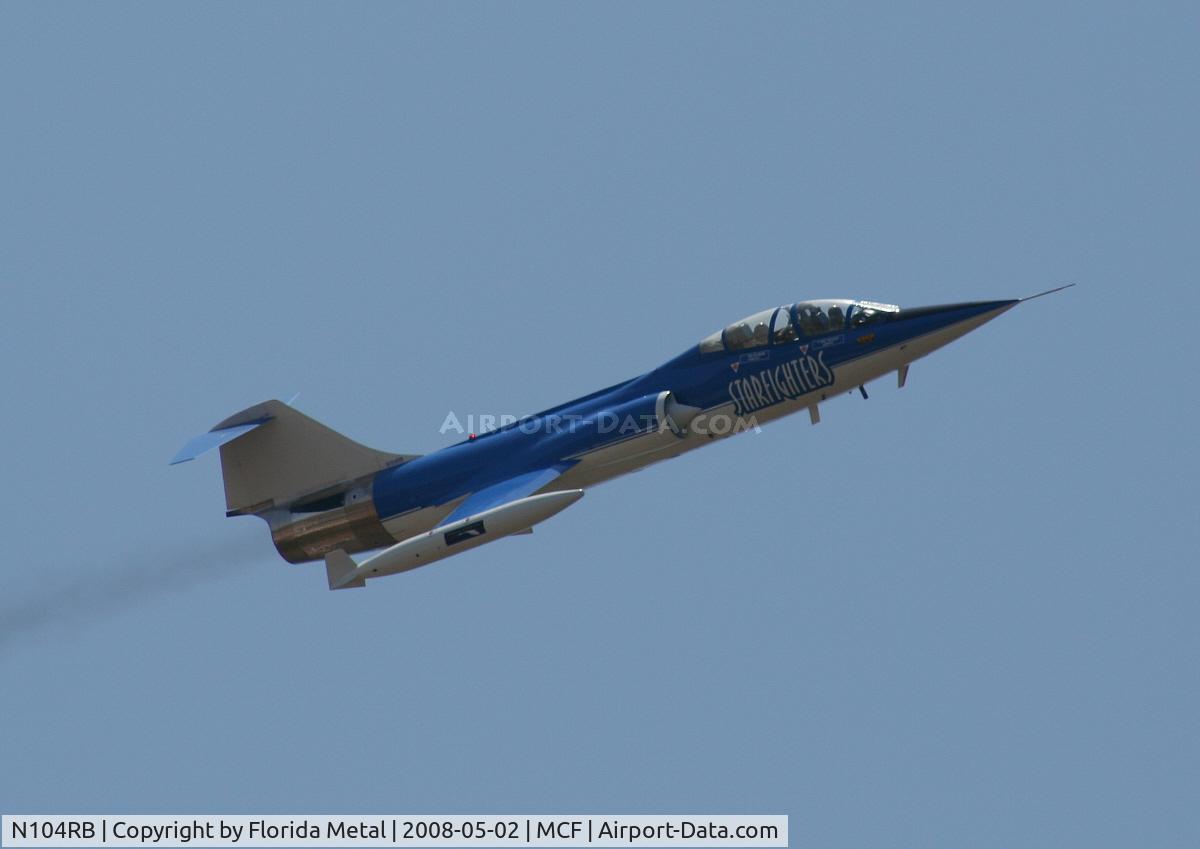 N104RB, 1962 Lockheed CF-104D Starfighter C/N 583A-5302, Starfighters Inc F104