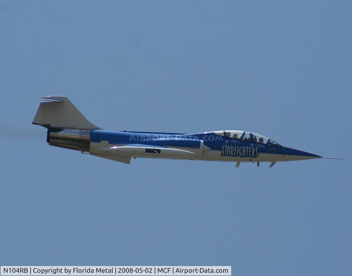N104RB, 1962 Lockheed CF-104D Starfighter C/N 583A-5302, Starfighters Inc F104