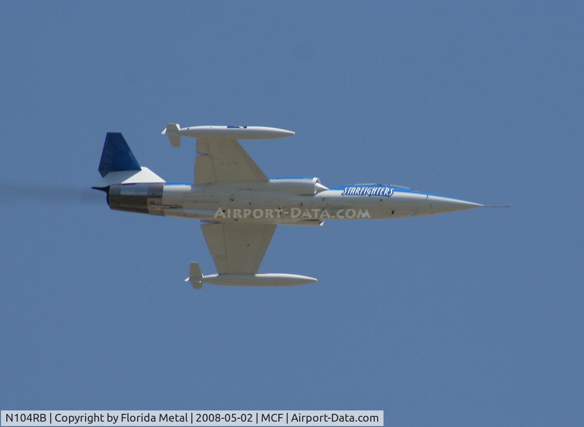 N104RB, 1962 Lockheed CF-104D Starfighter C/N 583A-5302, Starfighters Inc F104