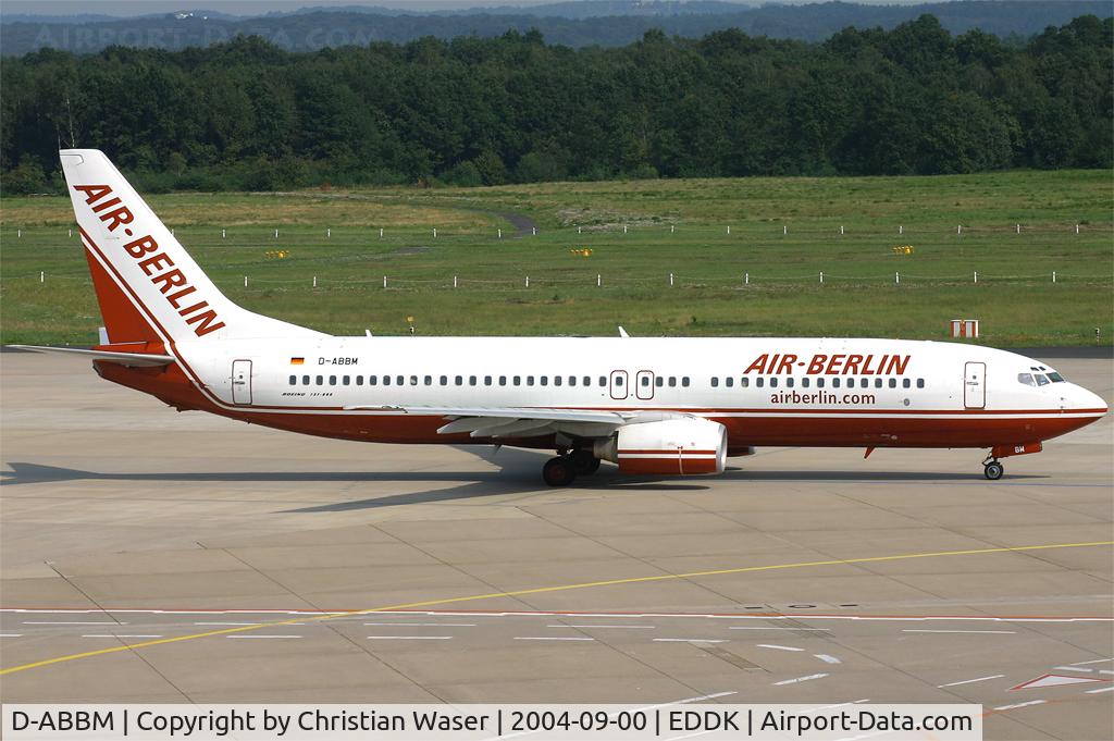 D-ABBM, 1998 Boeing 737-85F C/N 28823, Air Berlin