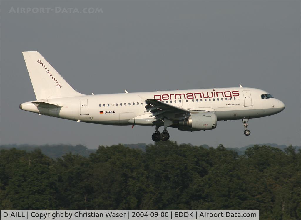 D-AILL, 1997 Airbus A319-114 C/N 689, Germanwings