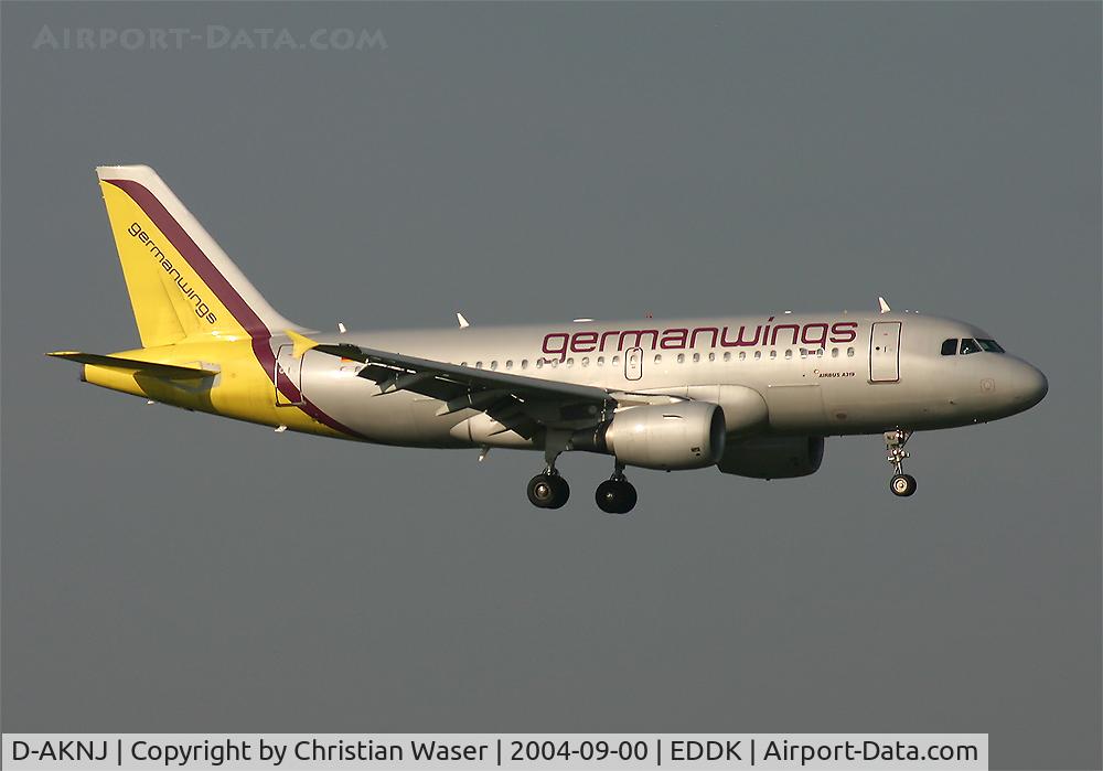 D-AKNJ, 2000 Airbus A319-112 C/N 1172, Germanwings