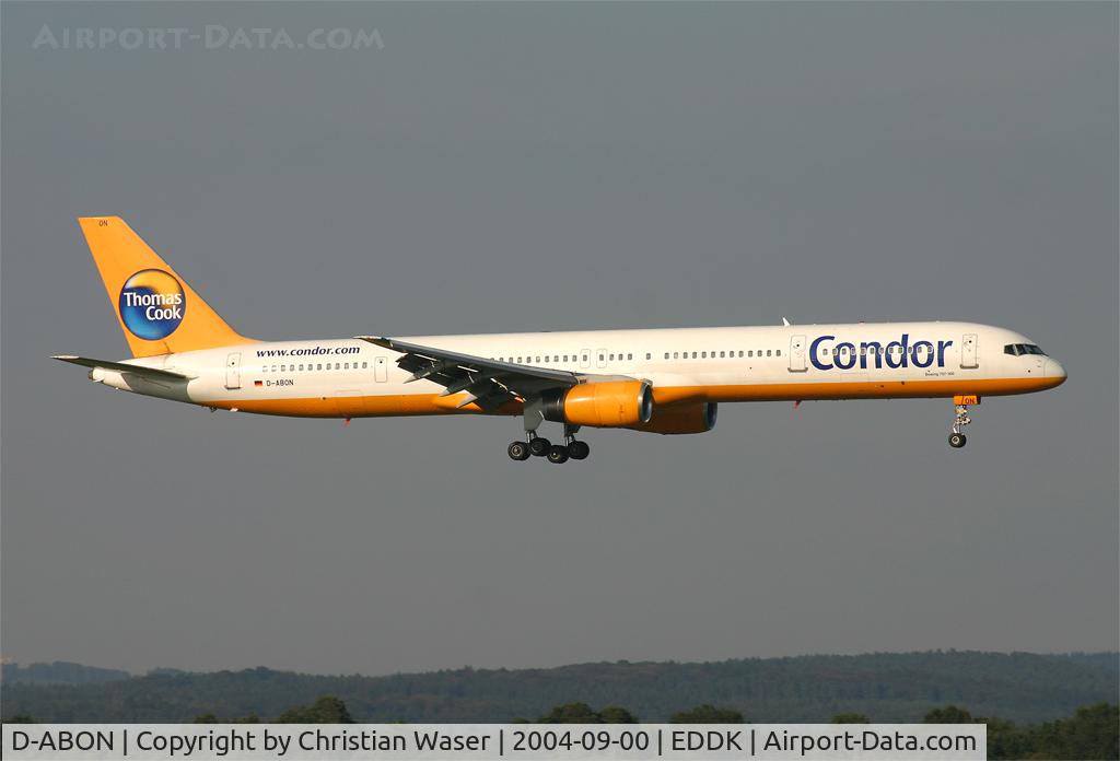 D-ABON, 2000 Boeing 757-330 C/N 29023, Condor