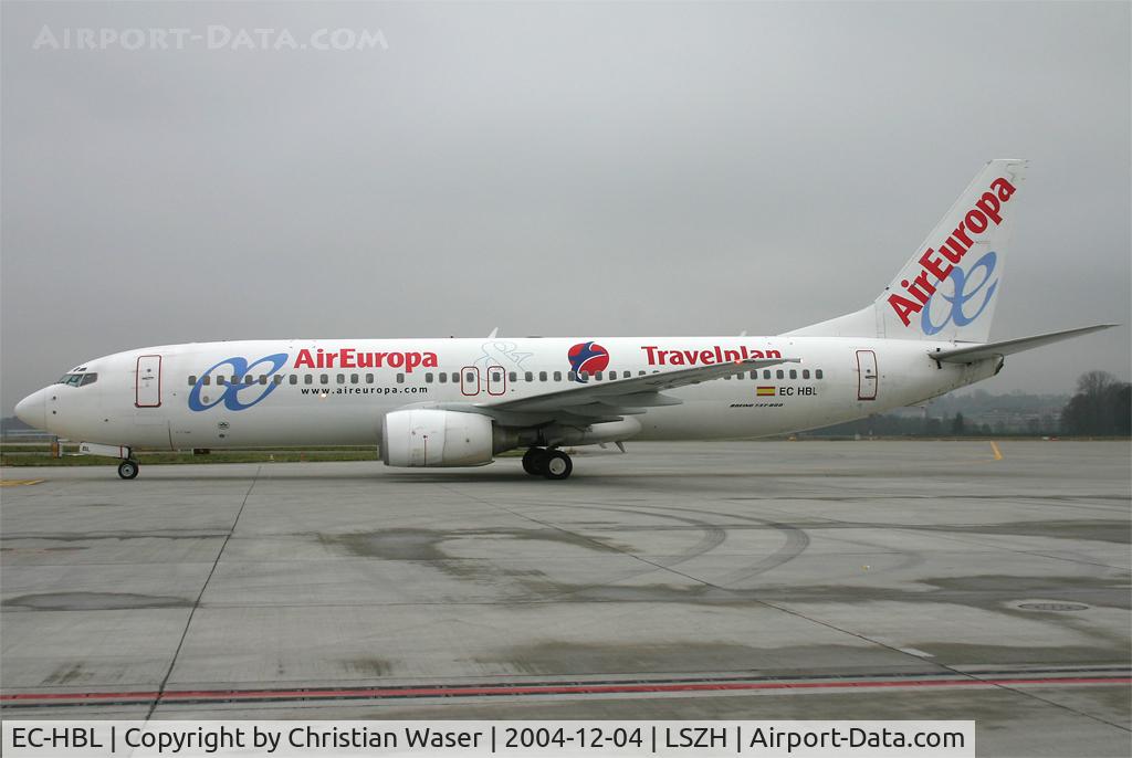 EC-HBL, 1999 Boeing 737-85P C/N 28381, Air Europa