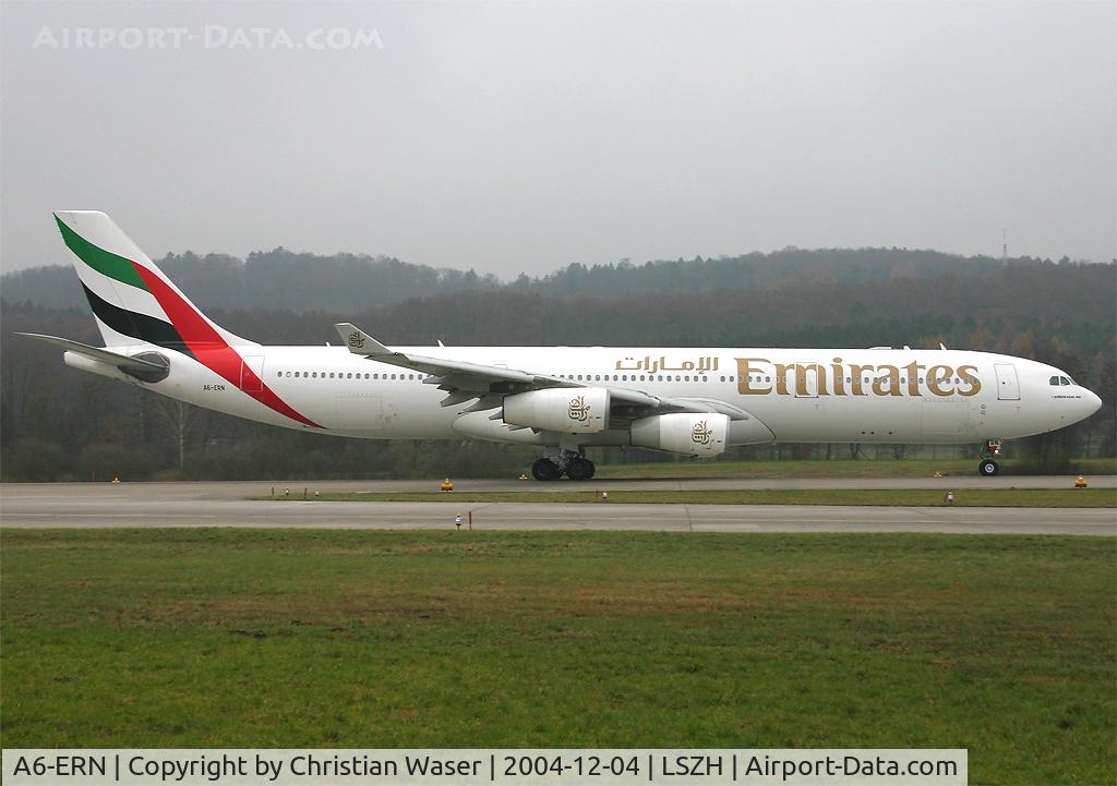 A6-ERN, 1997 Airbus A340-313 C/N 166, Emirates