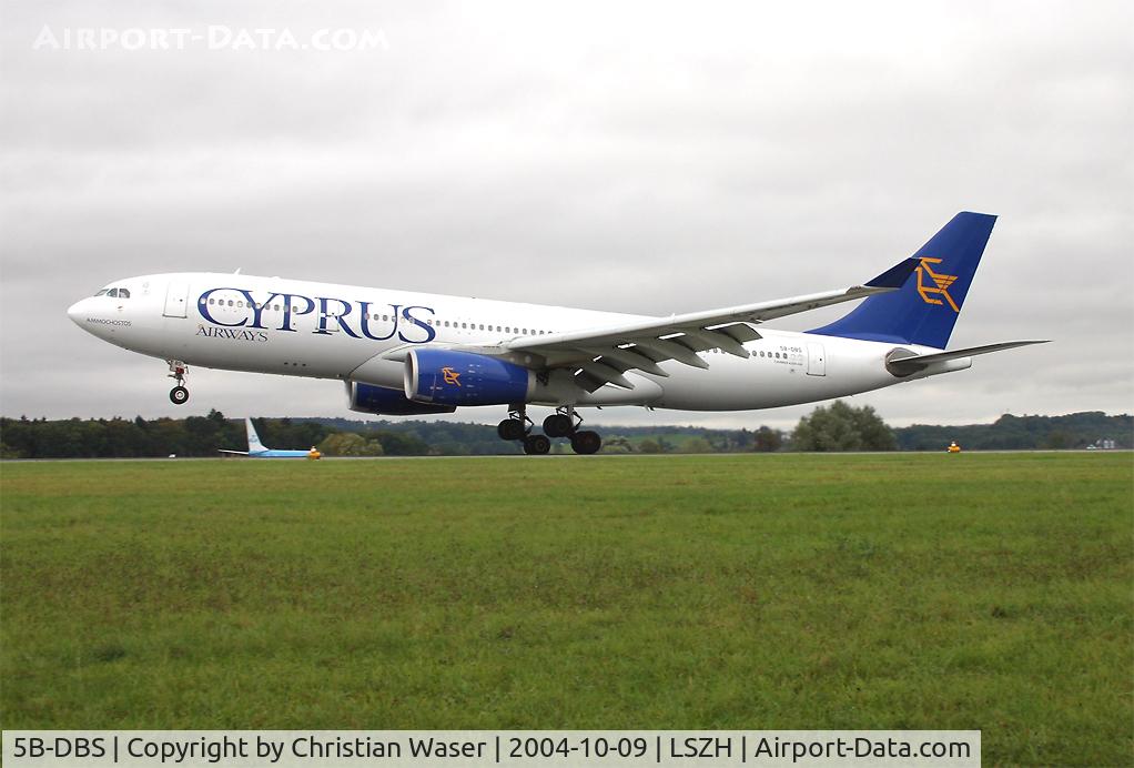 5B-DBS, 2002 Airbus A330-243 C/N 505, Cyprus Air