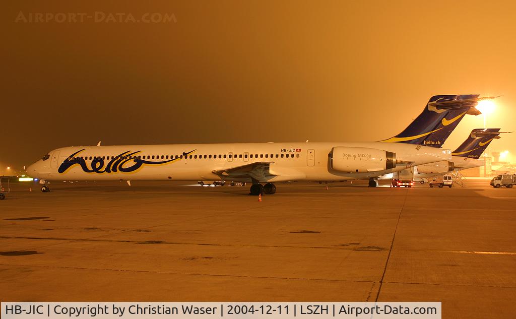HB-JIC, 1997 McDonnell Douglas MD-90-30 C/N 53576, Hello