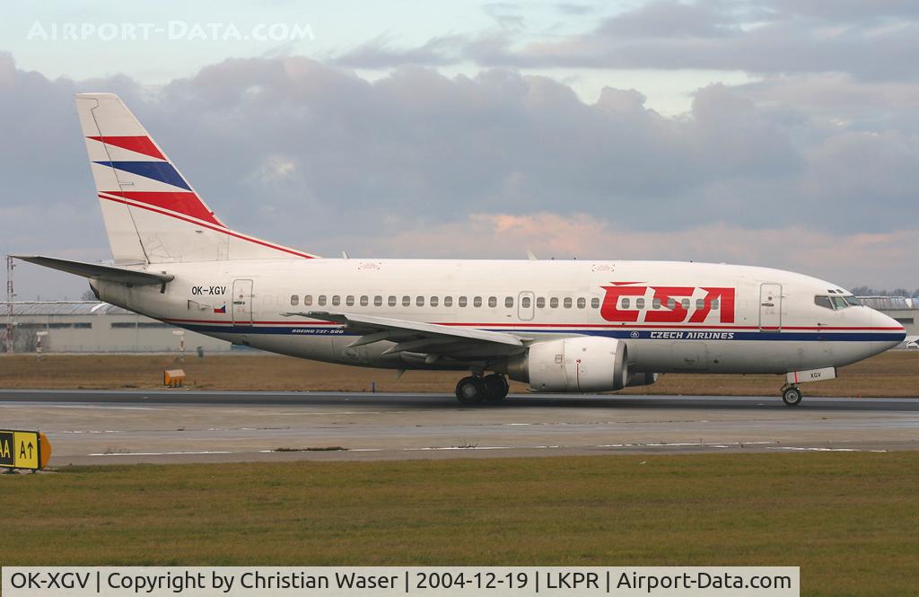 OK-XGV, 1992 Boeing 737-5H6 C/N 26445, CSA