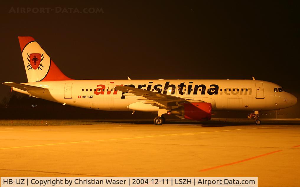 HB-IJZ, 1991 Airbus A320-211 C/N 211, Air Pristhina