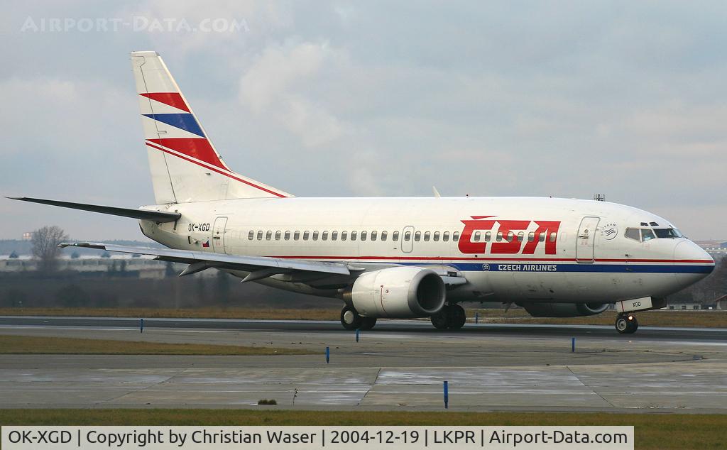 OK-XGD, 1992 Boeing 737-55D C/N 26542/2337, CSA
