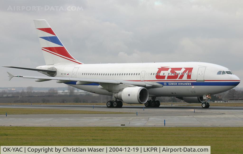 OK-YAC, 1992 Airbus A310-325/ET C/N 672, CSA