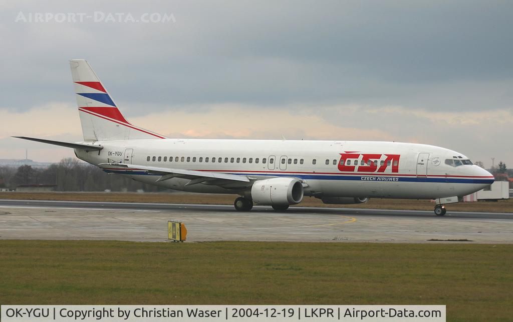 OK-YGU, 1993 Boeing 737-4Q8 C/N 26289, CSA