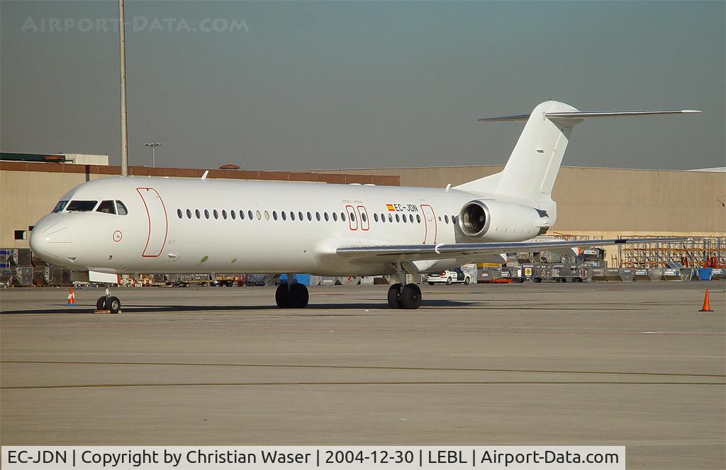 EC-JDN, 1991 Fokker 100 (F-28-0100) C/N 11322, Girjet