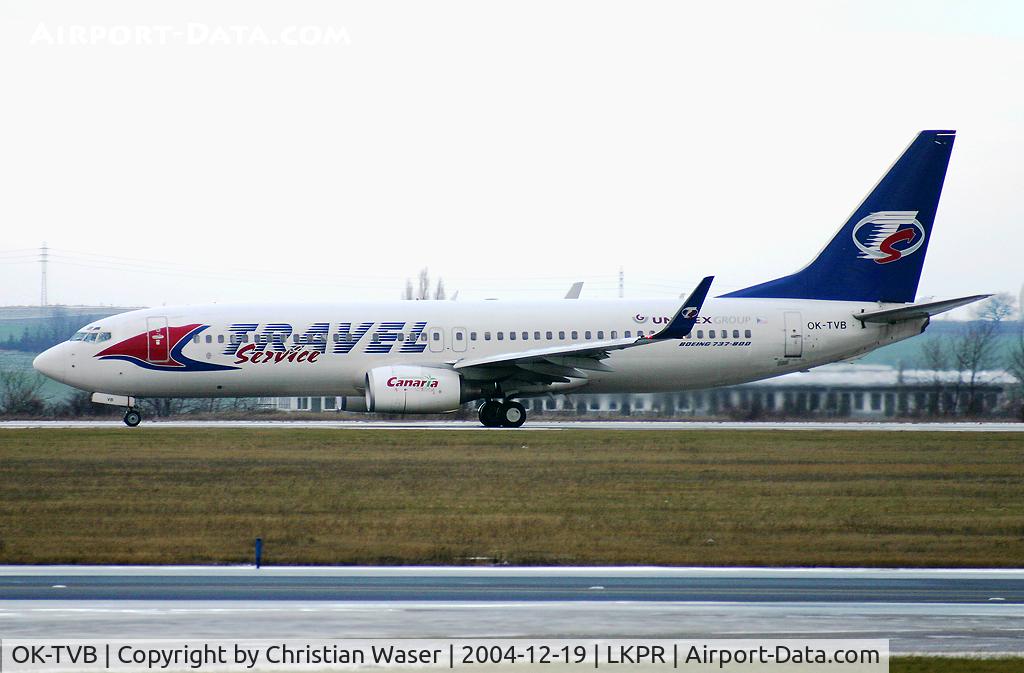 OK-TVB, 2001 Boeing 737-8CX C/N 32362, Travelservice