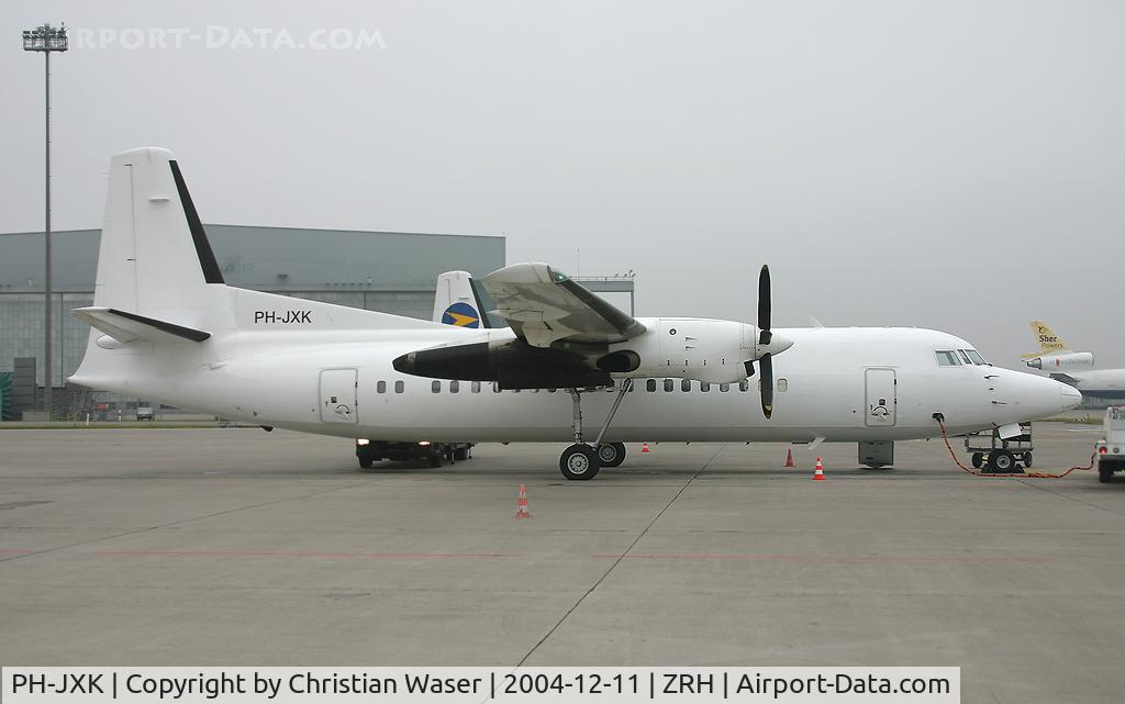 PH-JXK, 1991 Fokker 50 C/N 20233, Denim