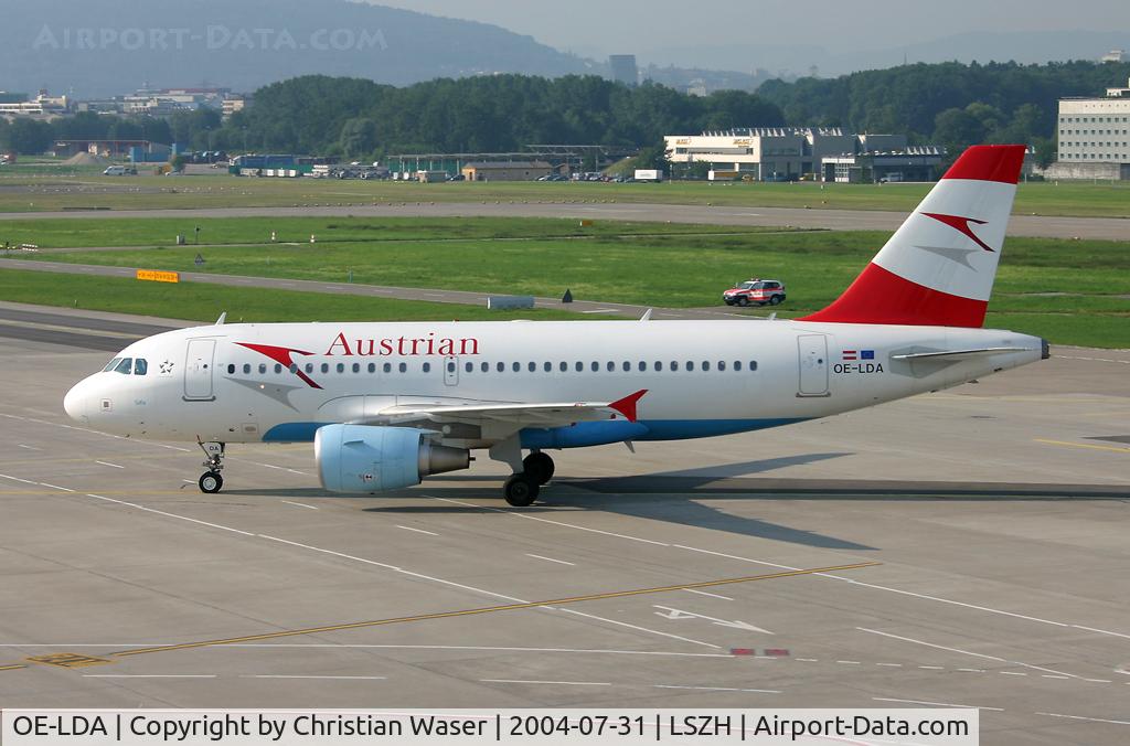 OE-LDA, 2004 Airbus A319-112 C/N 2131, Austrian