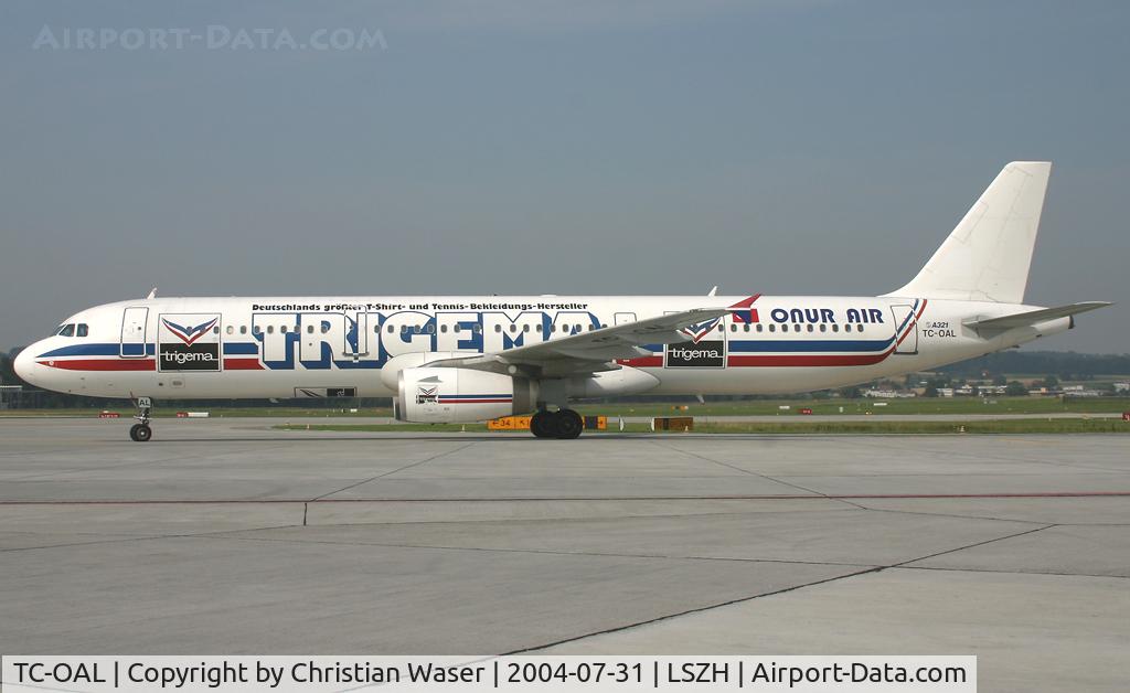 TC-OAL, 1999 Airbus A321-231 C/N 1004, Onur Air