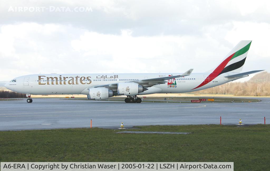 A6-ERA, 2002 Airbus A340-541 C/N 457, Emirates