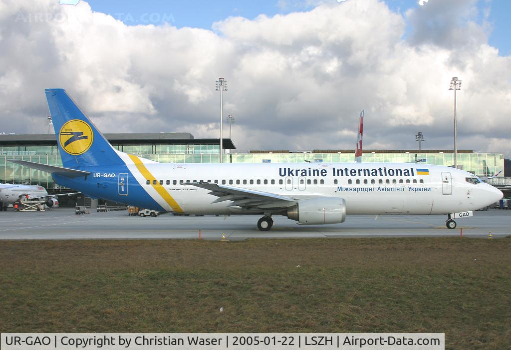 UR-GAO, 1991 Boeing 737-4Z9 C/N 25147, Ukraine International
