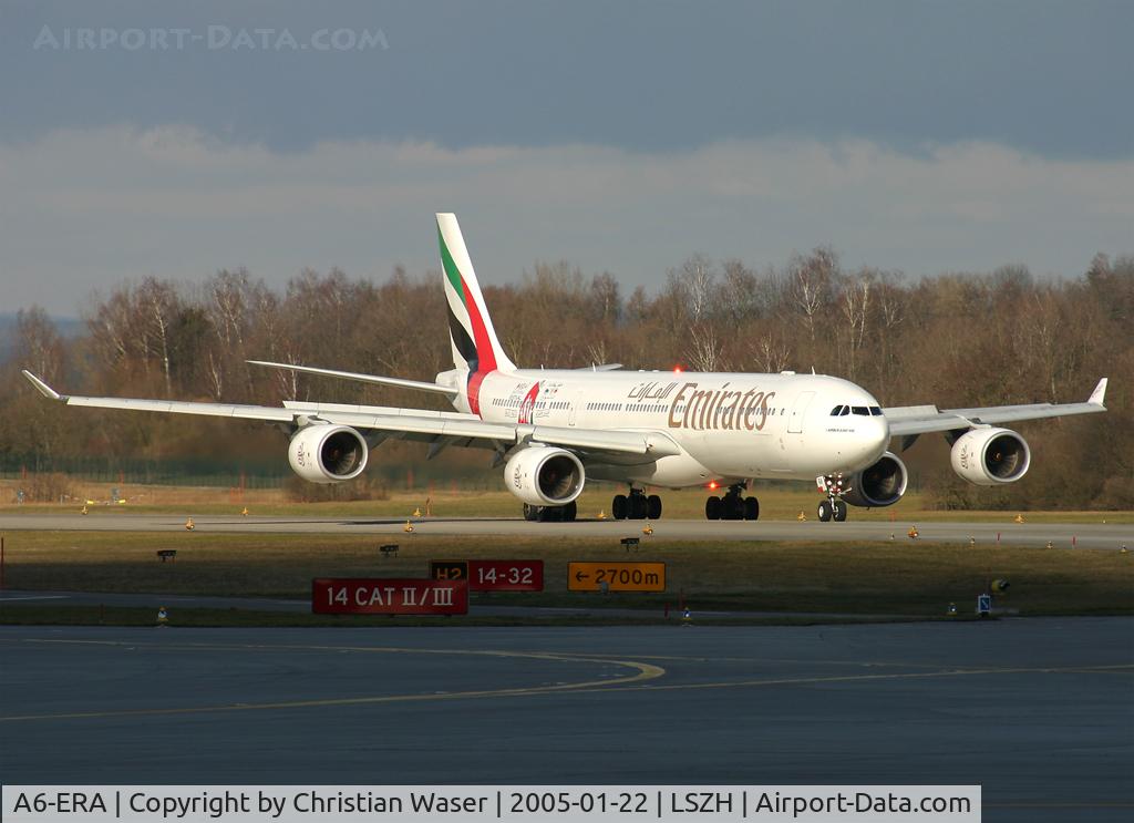 A6-ERA, 2002 Airbus A340-541 C/N 457, Emirates