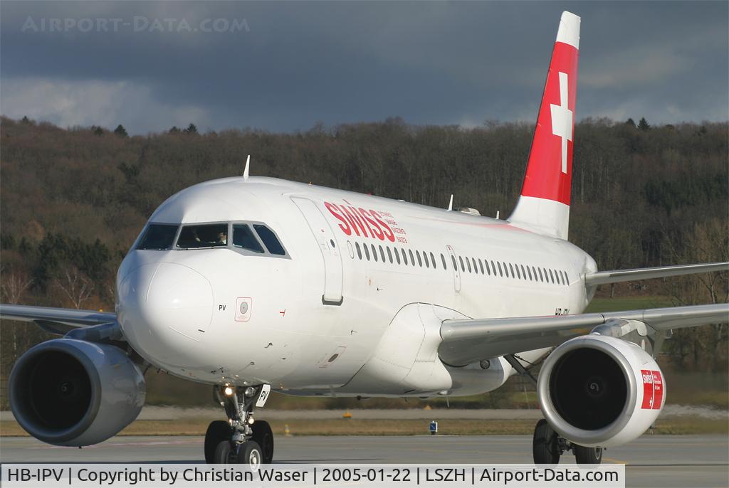 HB-IPV, 1996 Airbus A319-112 C/N 578, Swiss