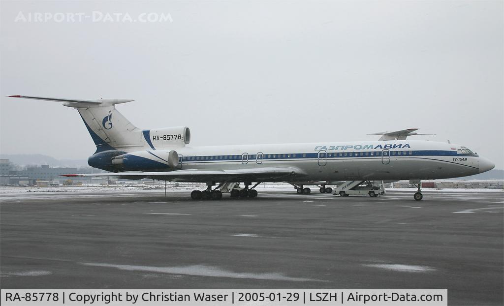 RA-85778, 1993 Tupolev Tu-154M C/N 93A962, Gazpromavia