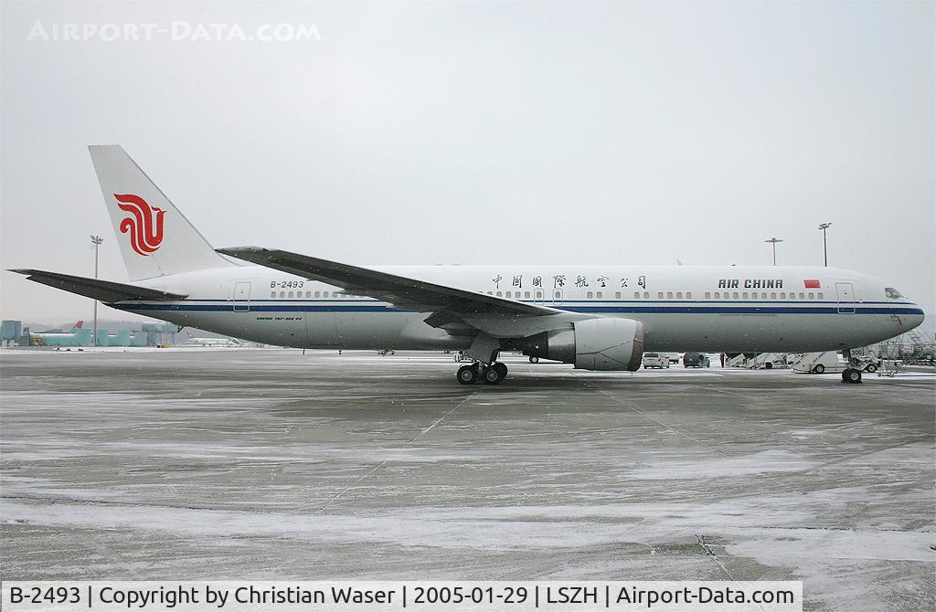 B-2493, 1998 Boeing 767-3Q8/ER C/N 28132, Air China