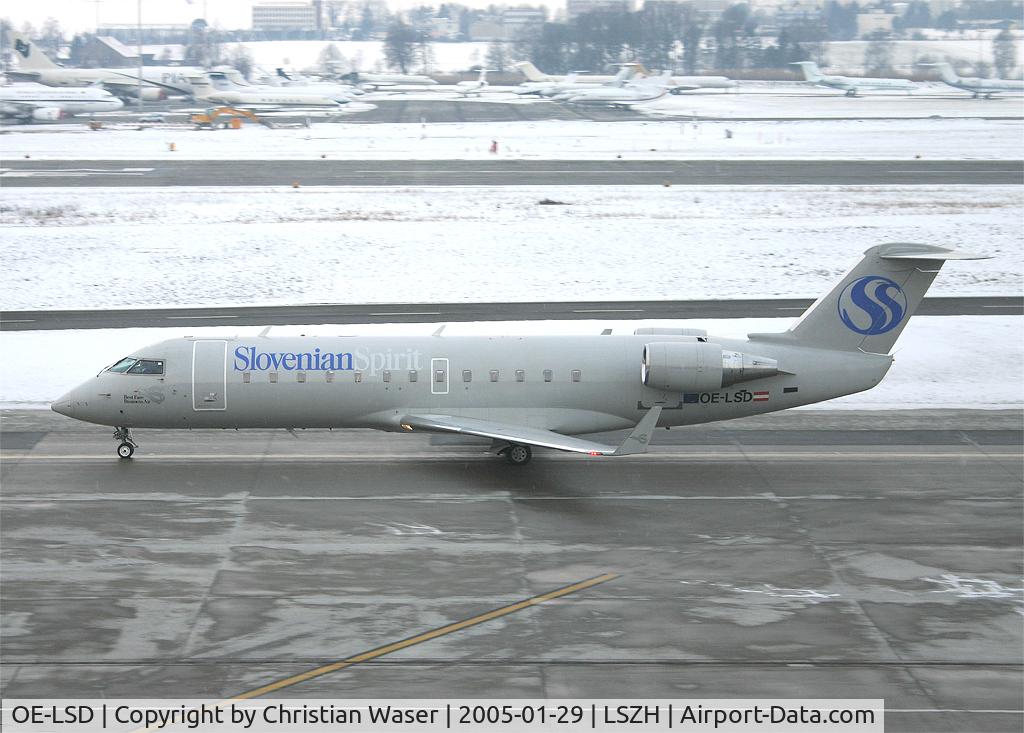 OE-LSD, 1999 Canadair CRJ-200ER (CL-600-2B19) C/N 7329, Slovenian Spirit
