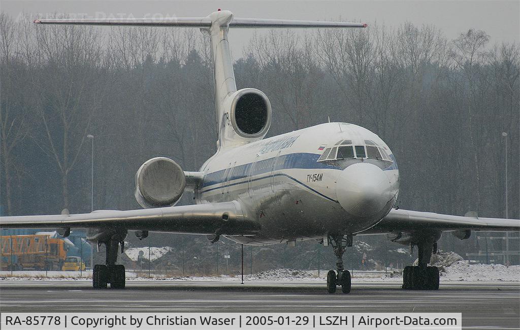 RA-85778, 1993 Tupolev Tu-154M C/N 93A962, Gazpromavia