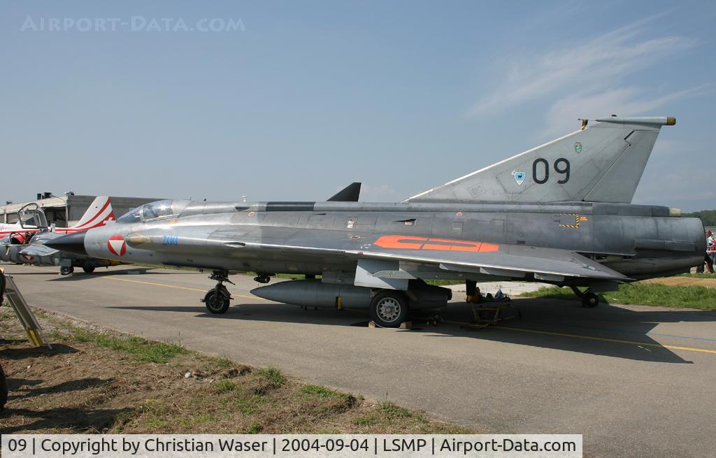 09, Saab J-35Oe MkII Draken C/N 35-1409, Austria Air Force